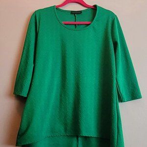 LIKE NEW womens green tunic blouse